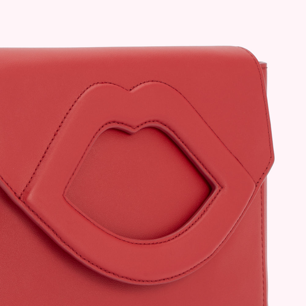 Lulu Guinness Lip Emery Clutch Bag