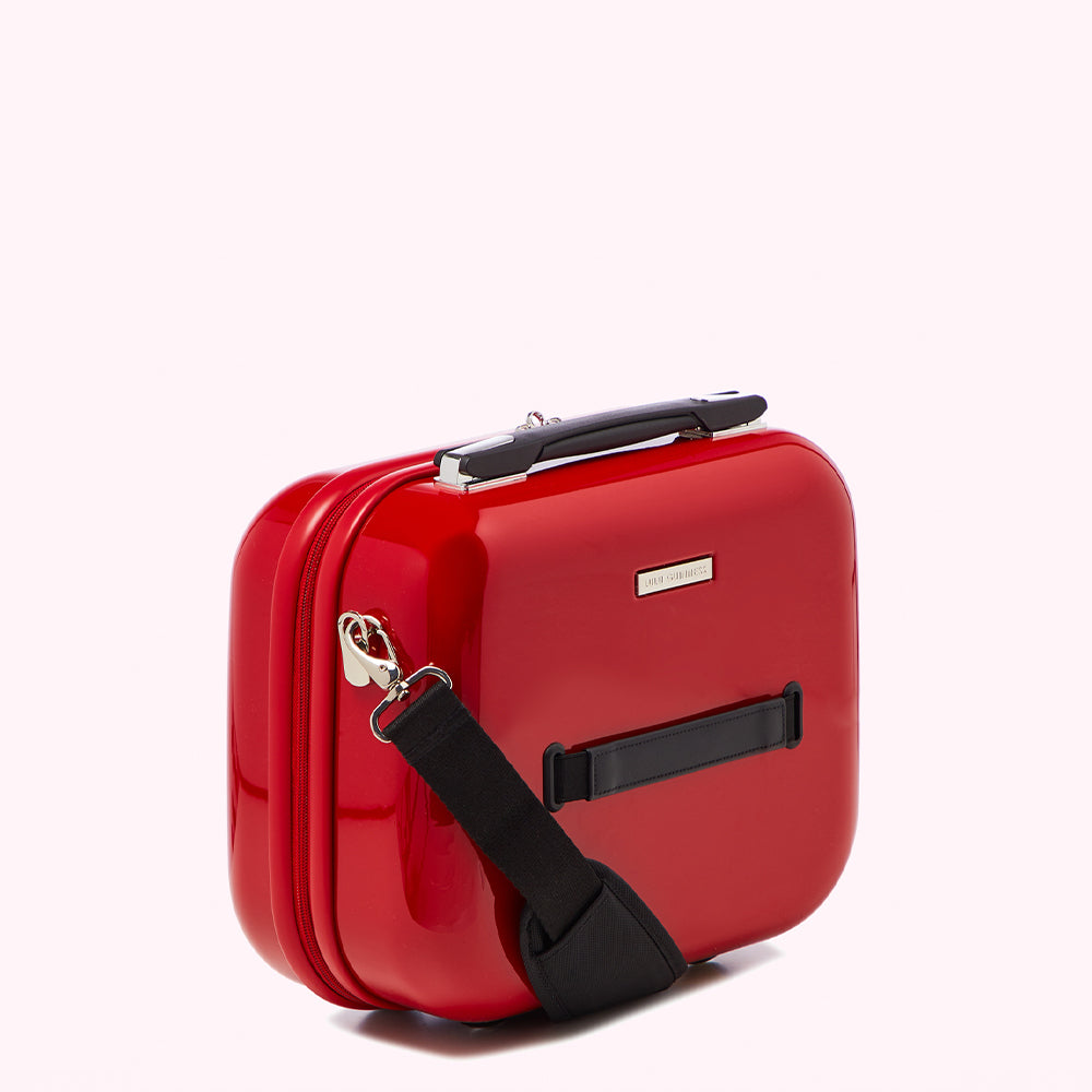 Red Lulu Lips Vanity Case  Designer Travel Accessories – Lulu Guinness