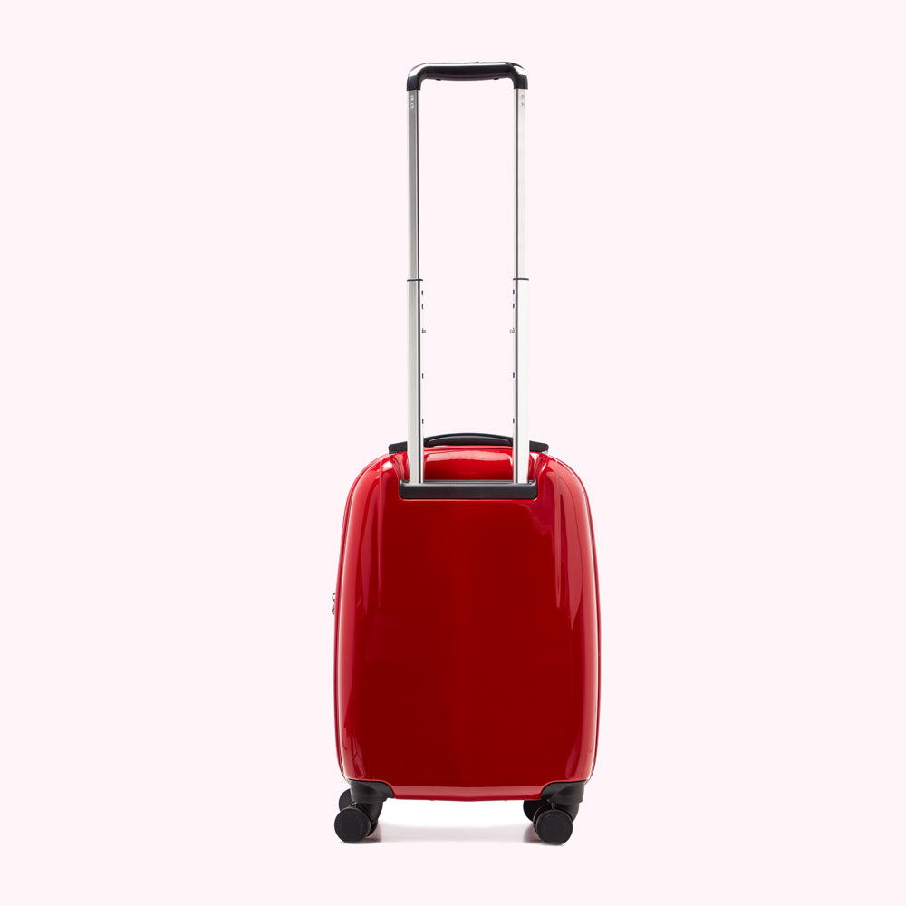 Red Small Lips Spinner Case Suitcases Lulu Guinness