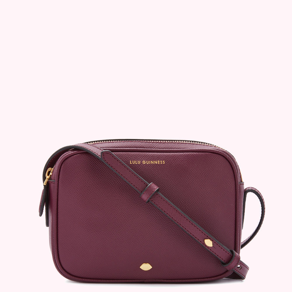 Plum cross store body bag