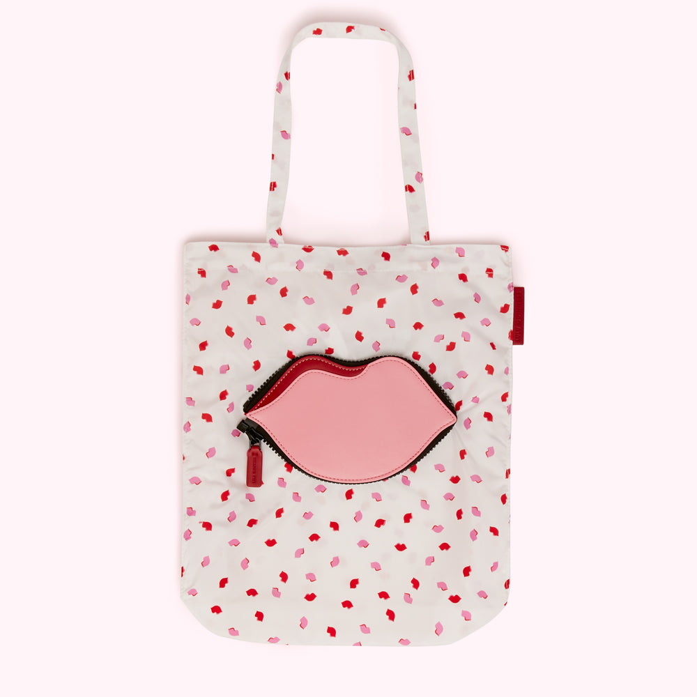 Lulu guinness foldaway online shopper bag