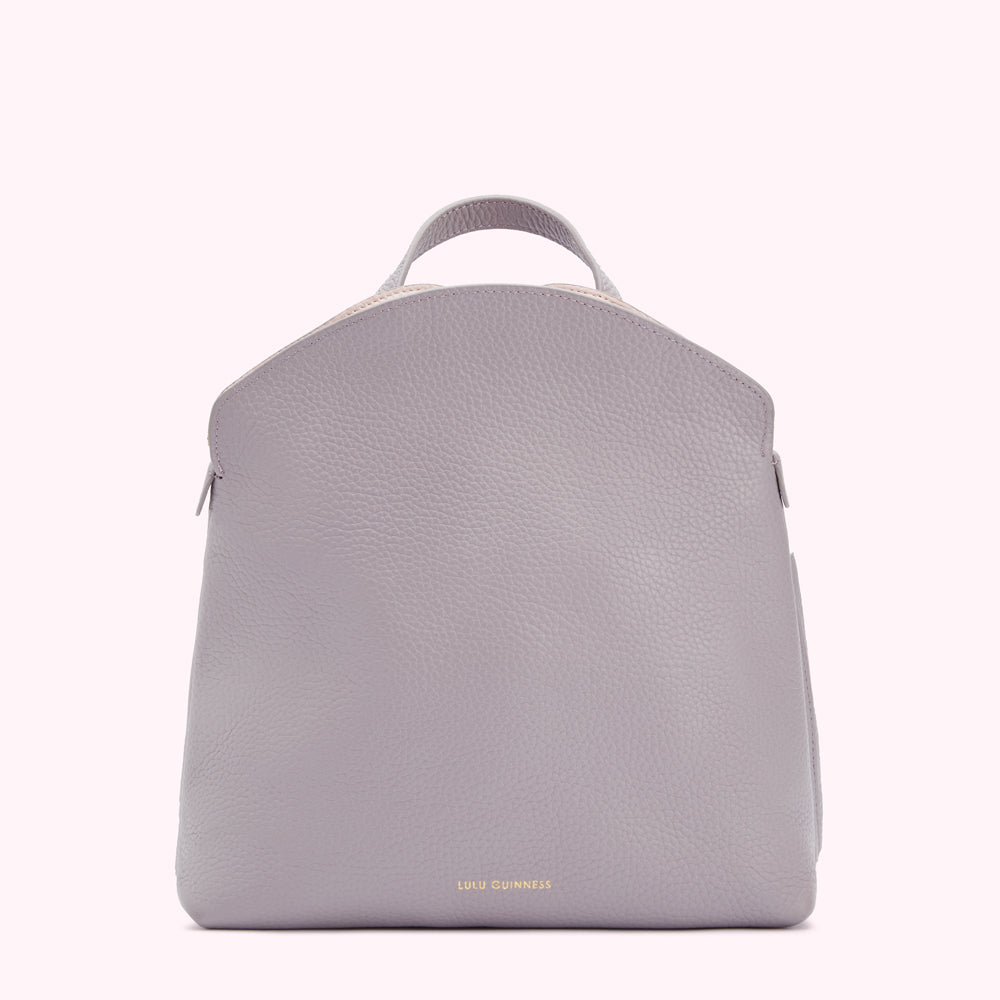 Lavender Grey Peekaboo Lip Val Backpack Lulu Guinness