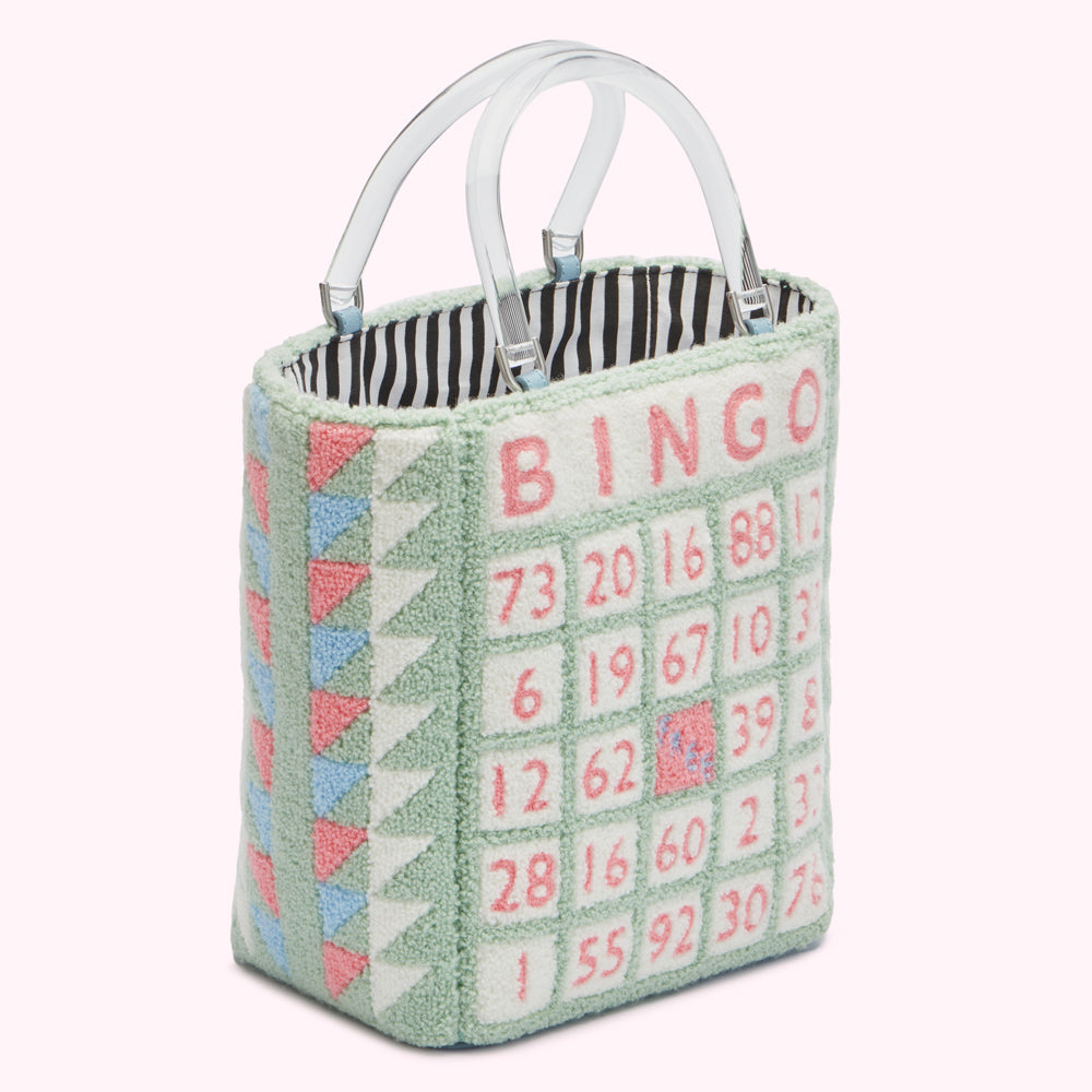 Pistachio Bingo Bibi Tote Bag Designer Handbags