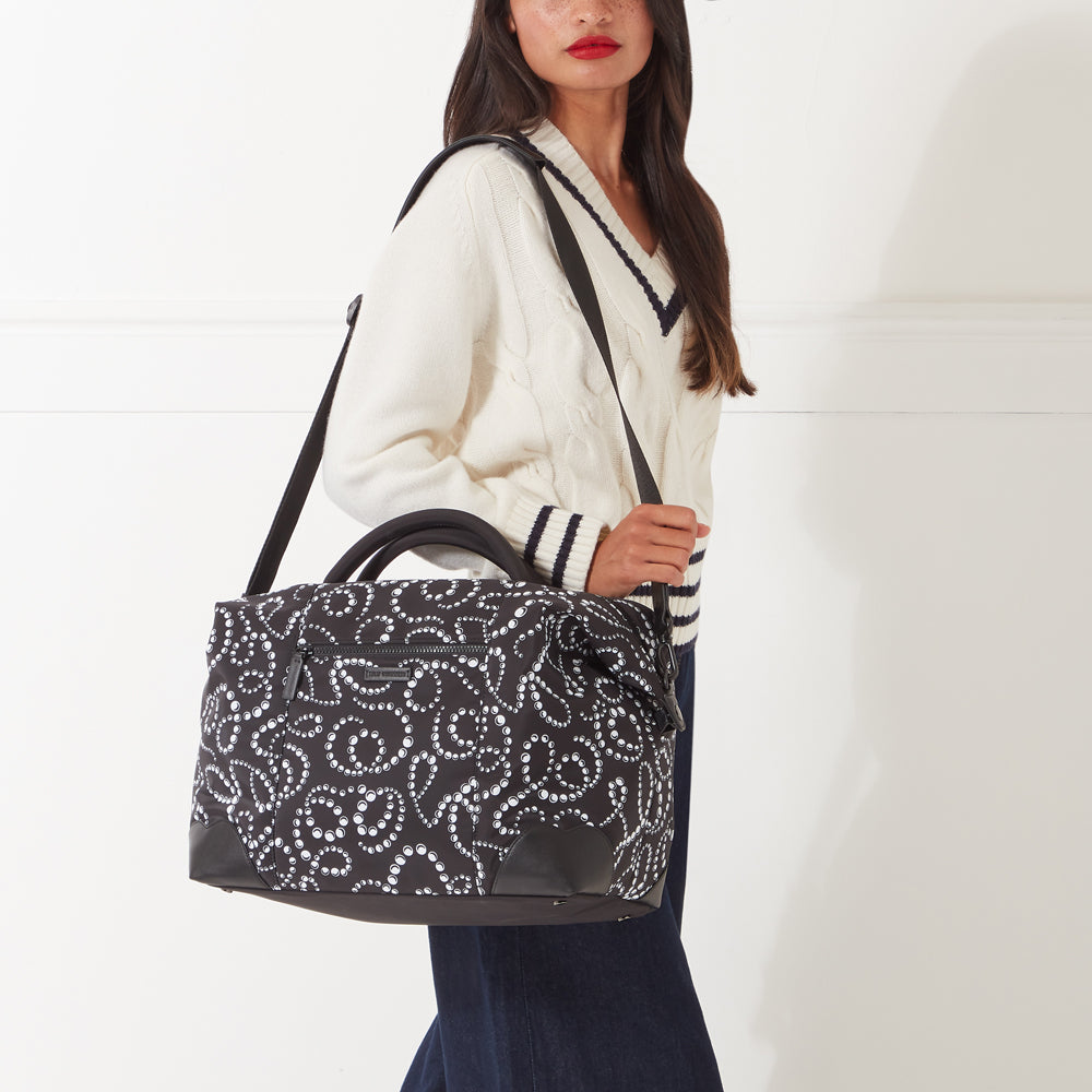 BLACK LULU PEARL PRINT FENELLA HOLDALL