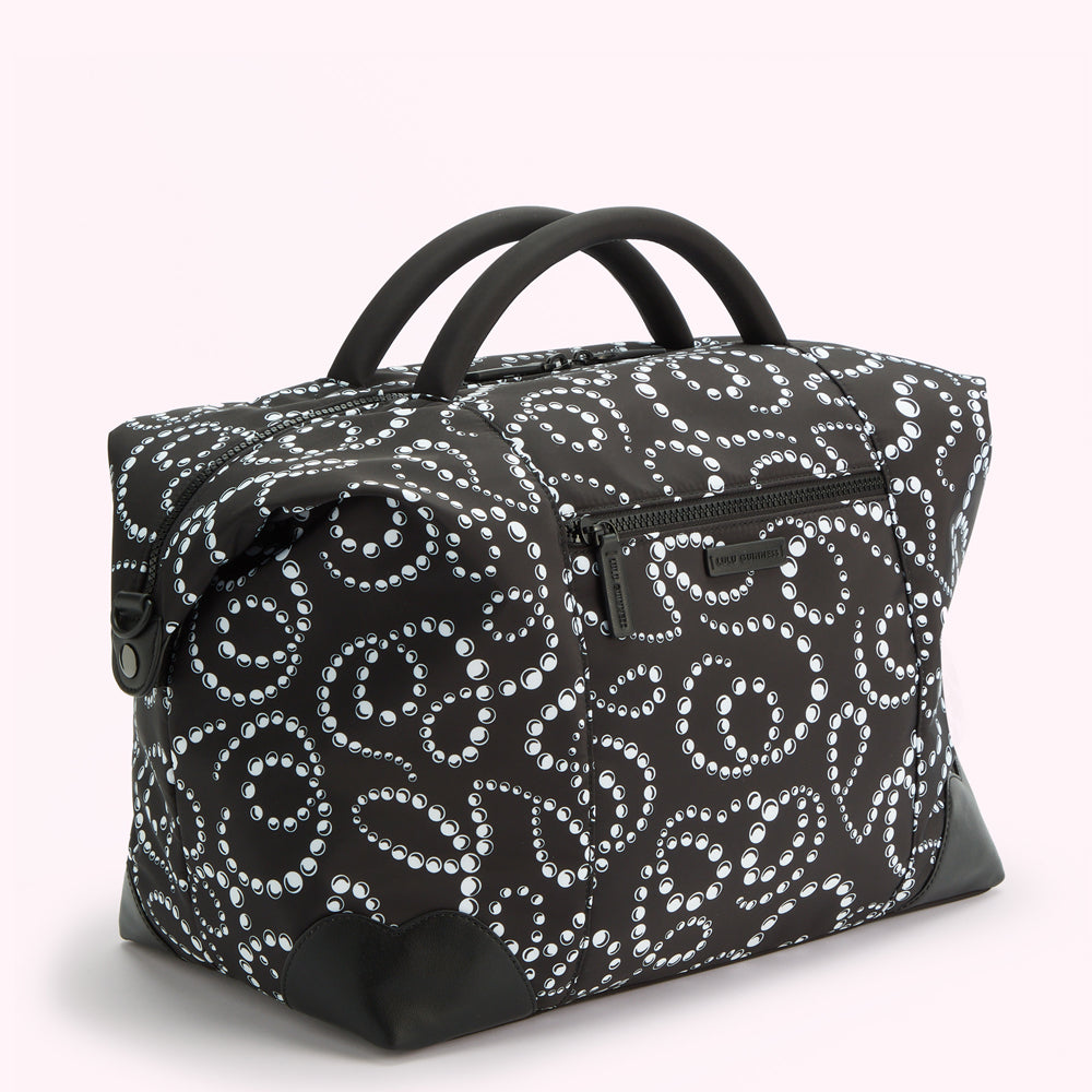 BLACK LULU PEARL PRINT FENELLA HOLDALL