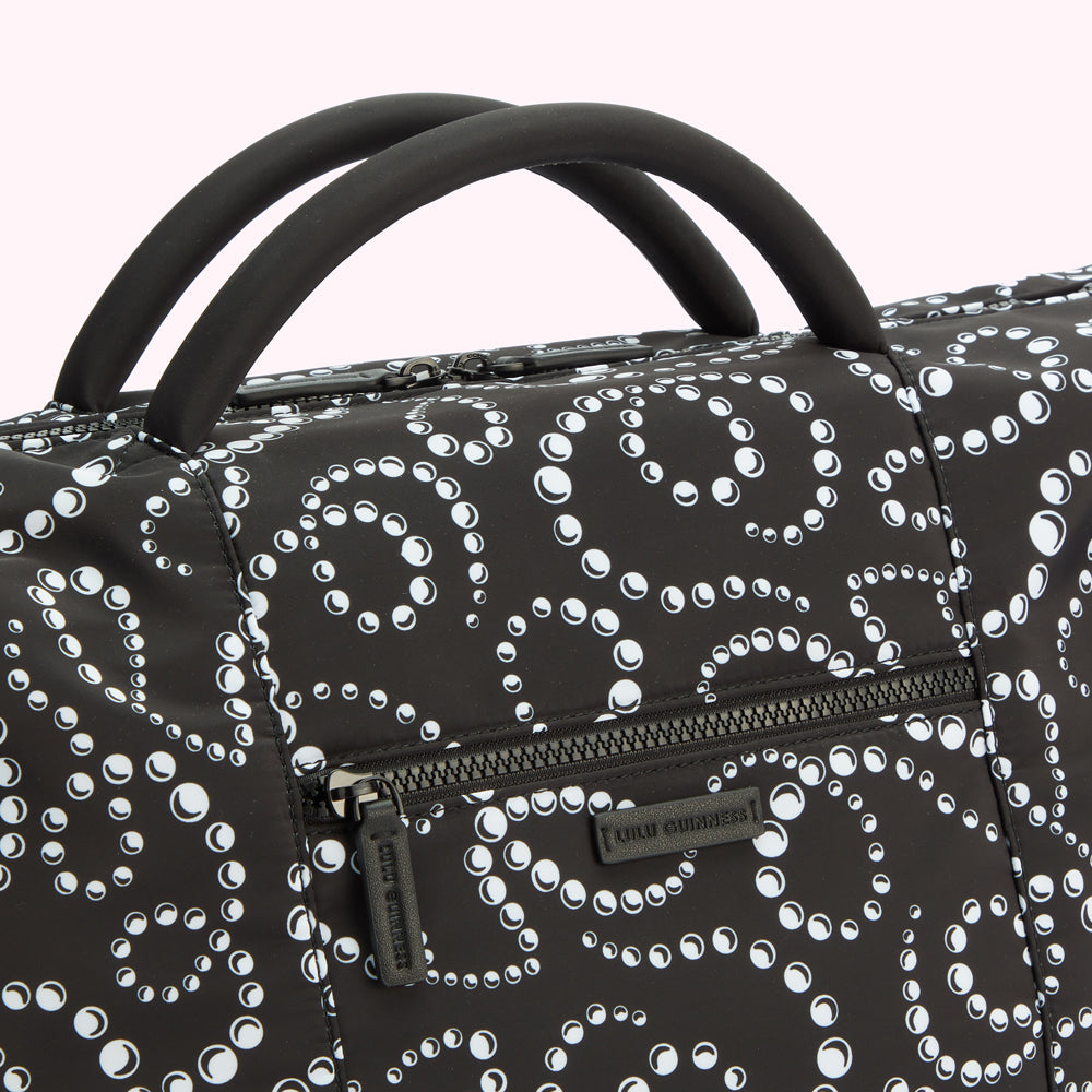 BLACK LULU PEARL PRINT FENELLA HOLDALL