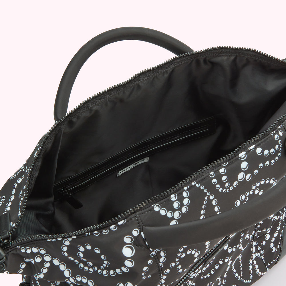 BLACK LULU PEARL PRINT FENELLA HOLDALL