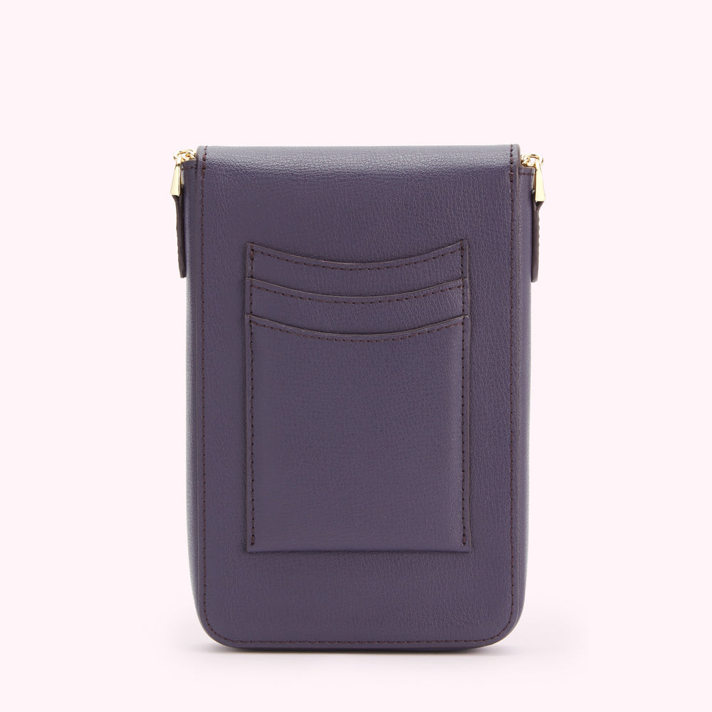 NIGHTSHADE LEATHER RITA CROSSBODY MINI BAG