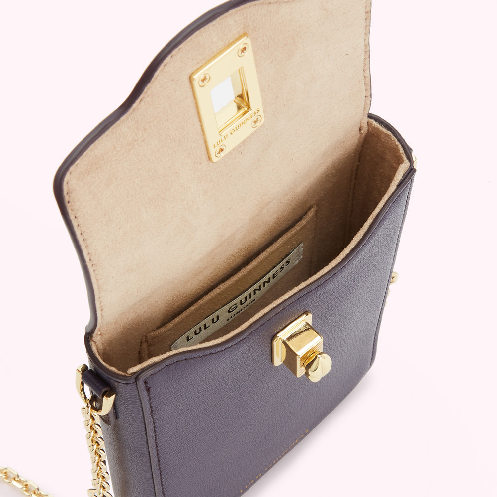 NIGHTSHADE LEATHER RITA CROSSBODY MINI BAG