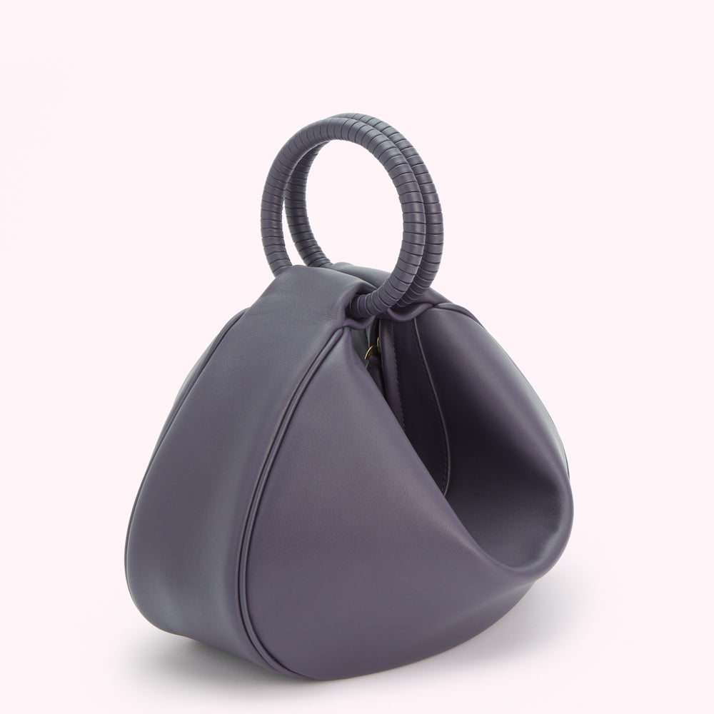 NIGHTSHADE LEATHER MEDIUM CLEO HANDBAG