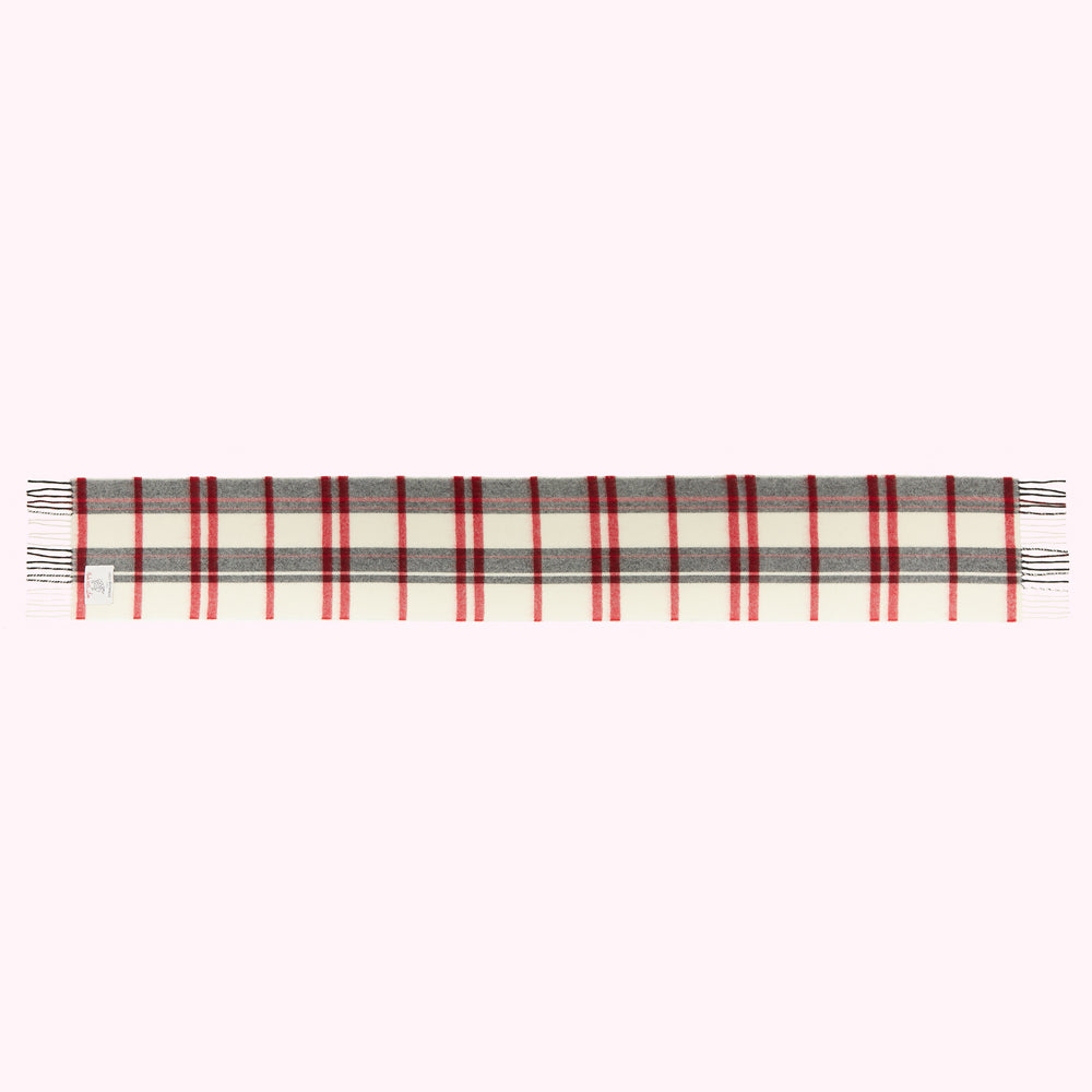 LULU TARTAN SMALL WOOL SCARF