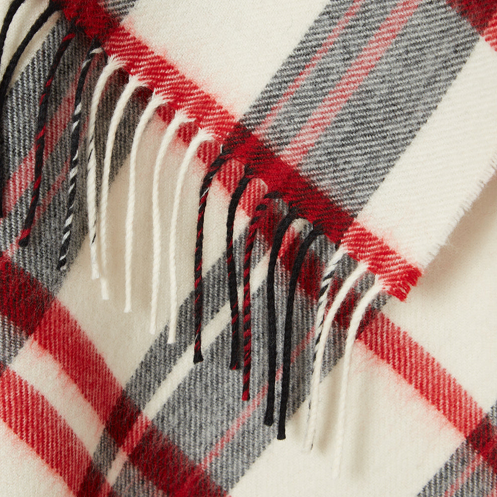 LULU TARTAN WOOL BLANKET THROW