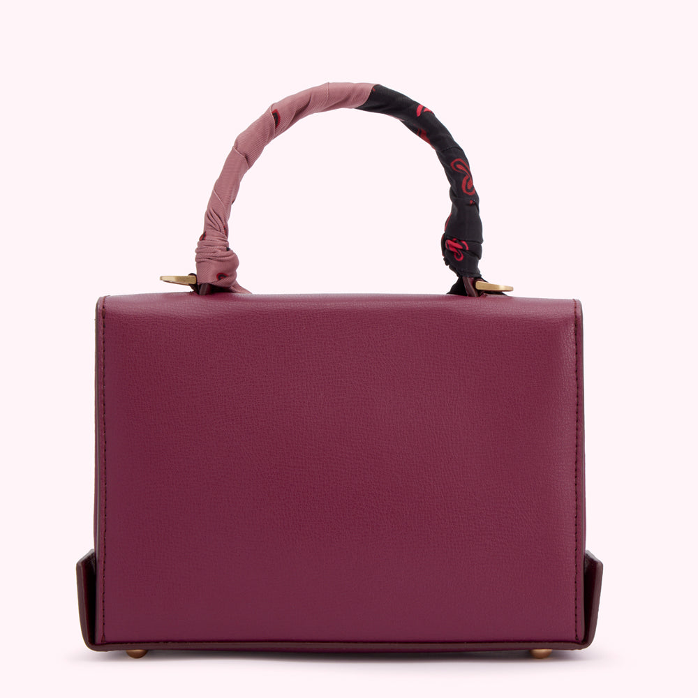 PEONY MEDIUM TURNLOCK QUEENIE HANDBAG