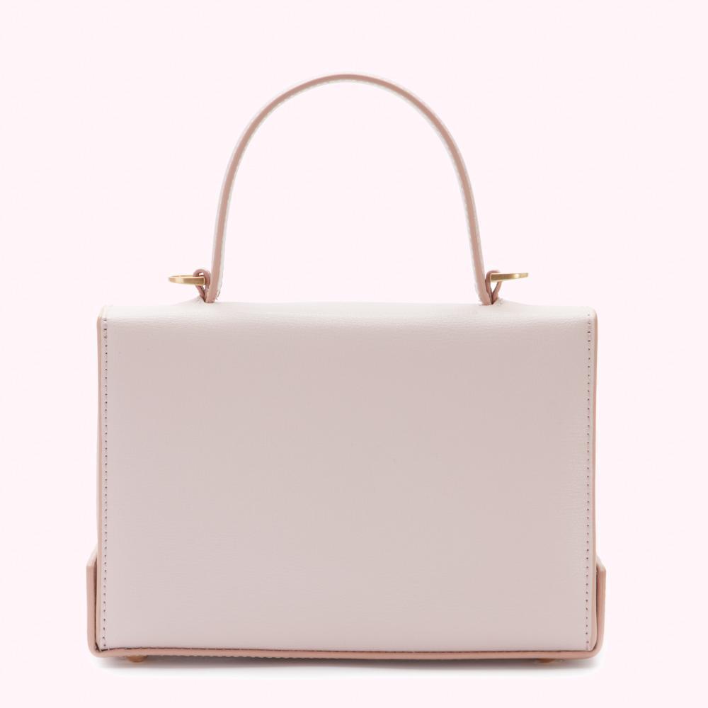 BLUSH MEDIUM LIP TURNLOCK QUEENIE HANDBAG