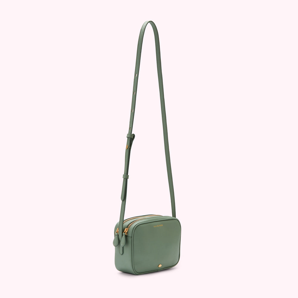 SAGE LEATHER COLE CROSSBODY BAG