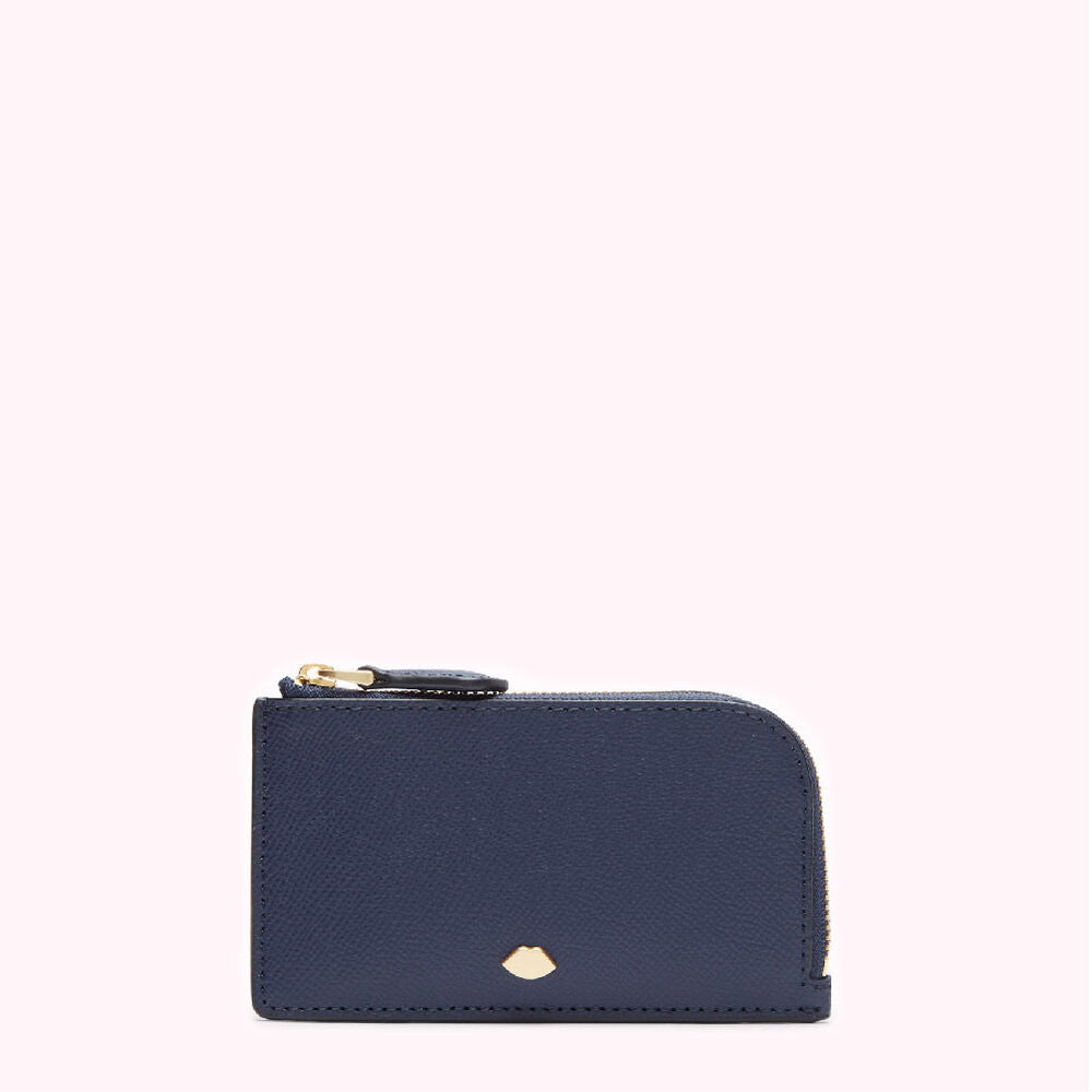 NAVY LIP PIN LEAH WALLET