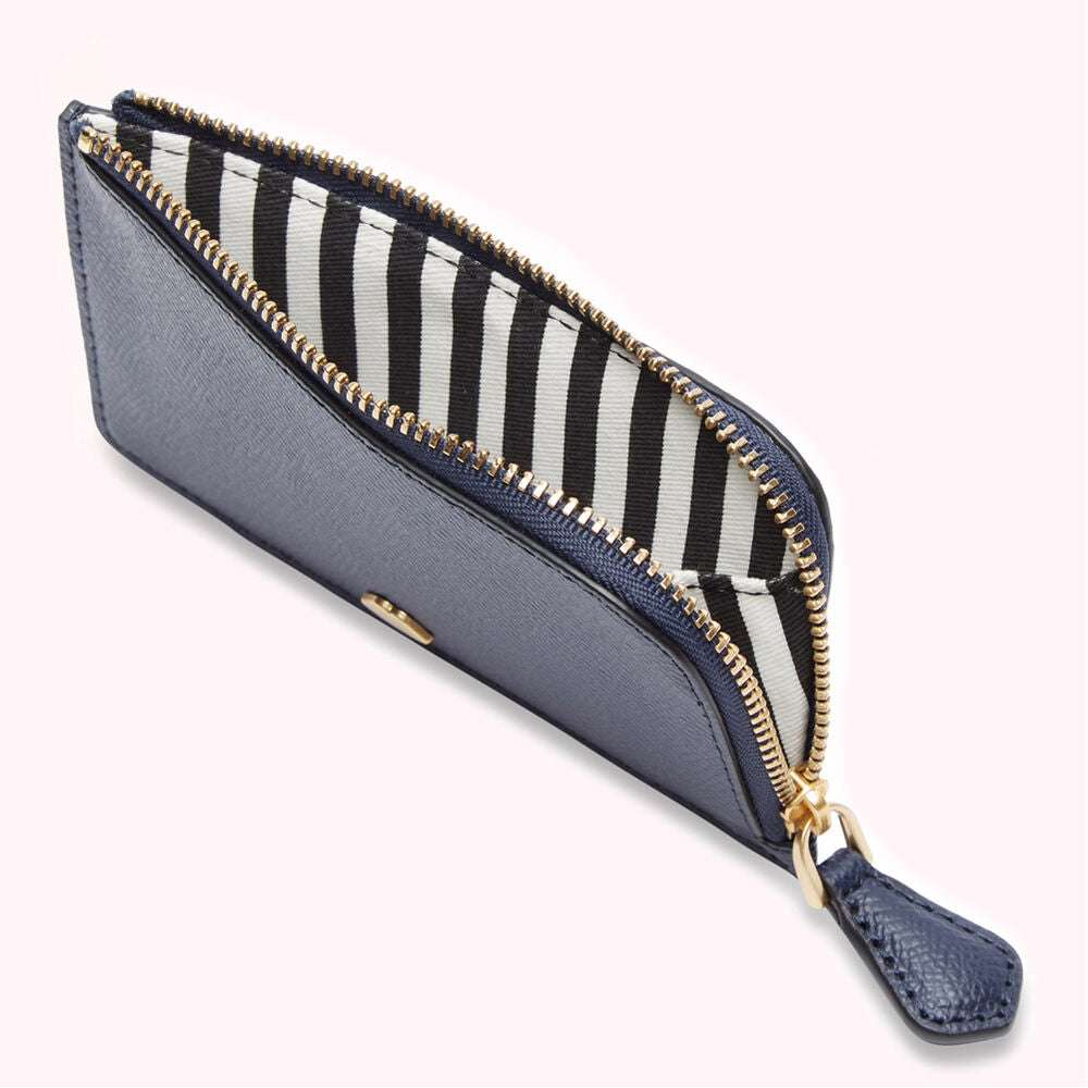 NAVY LIP PIN LEAH WALLET